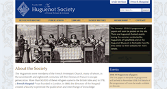 Desktop Screenshot of huguenotsociety.org.uk