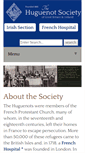 Mobile Screenshot of huguenotsociety.org.uk